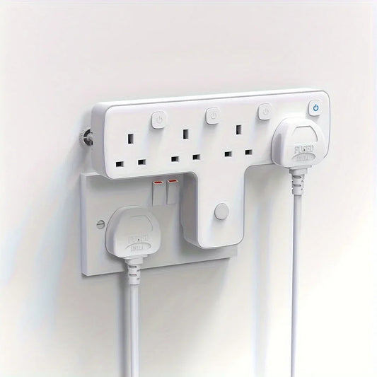 3 Way Plug Adapter with USB Ports