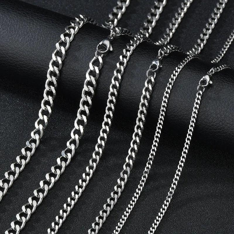 Stainless Steel Cuban Chain Necklace - Vélanoworld