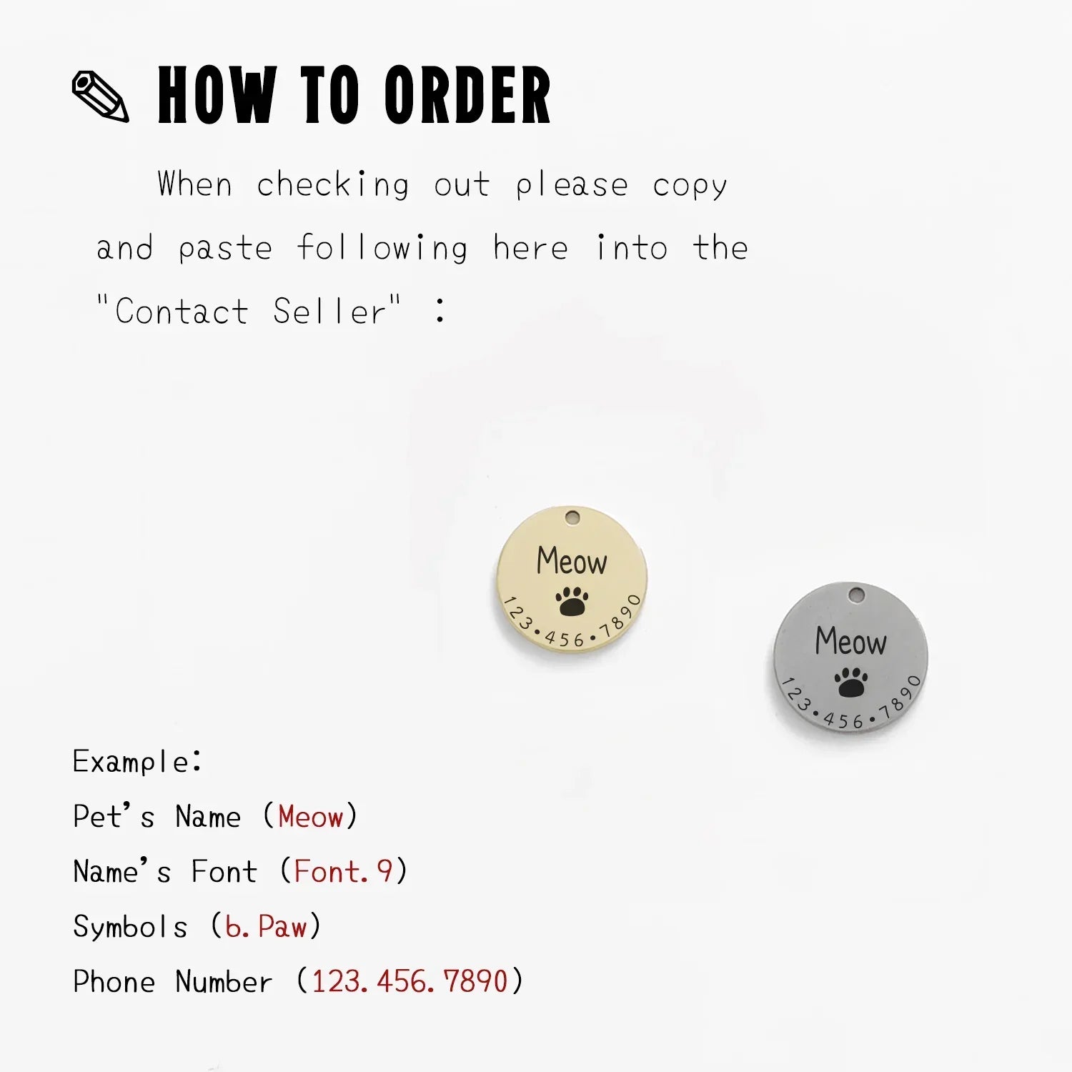 Custom Engraved Dog ID Tag - Vélanoworld