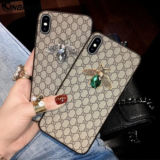 Luxury Diamond Bee iPhone Case - Vélanoworld