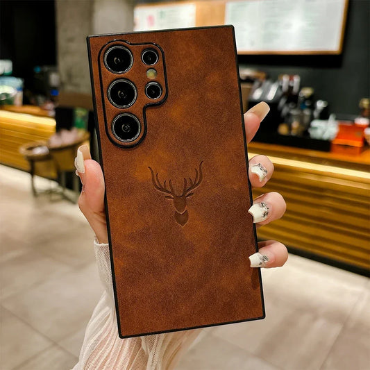 Luxury Leather Samsung Galaxy Case - Vélanoworld