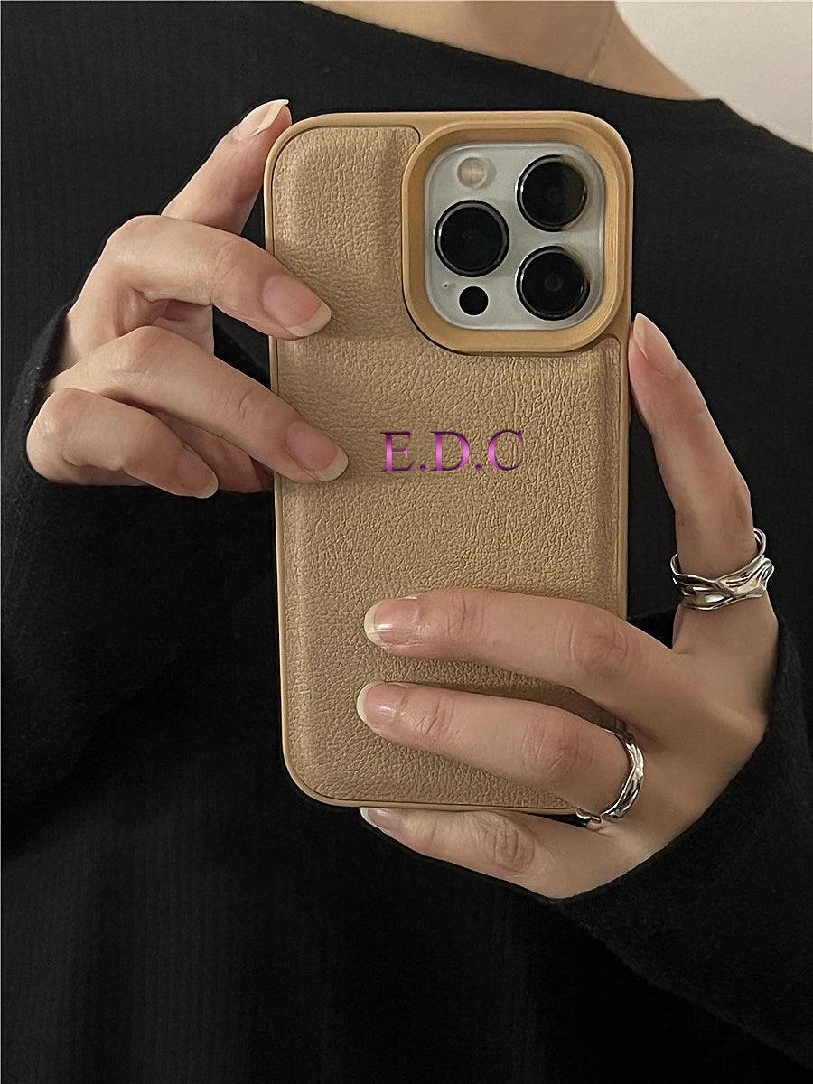 Personalised Leather iPhone Case - Vélanoworld