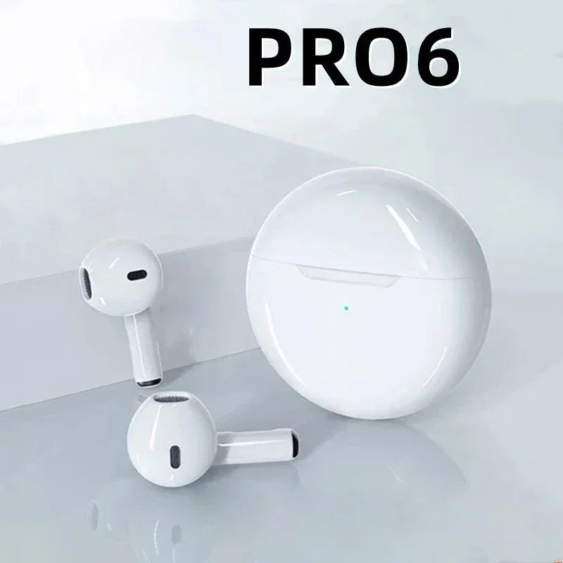 Wireless Bluetooth Earbuds Pro 6 with Touch Control & Deep Bass - Vélanoworld