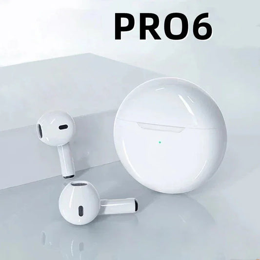 Wireless Bluetooth Earbuds Pro 6 with Touch Control & Deep Bass - Vélanoworld