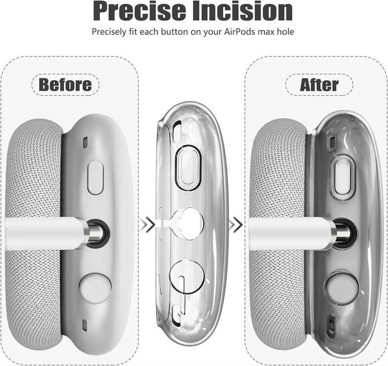 3-in-1 Silicone Protector Case for AirPods Max - Vélanoworld