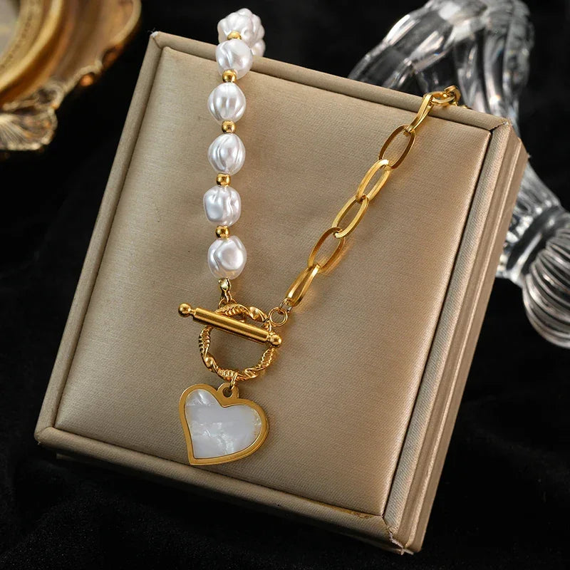 Stainless Steel Heart Pendant Necklace - Vélanoworld