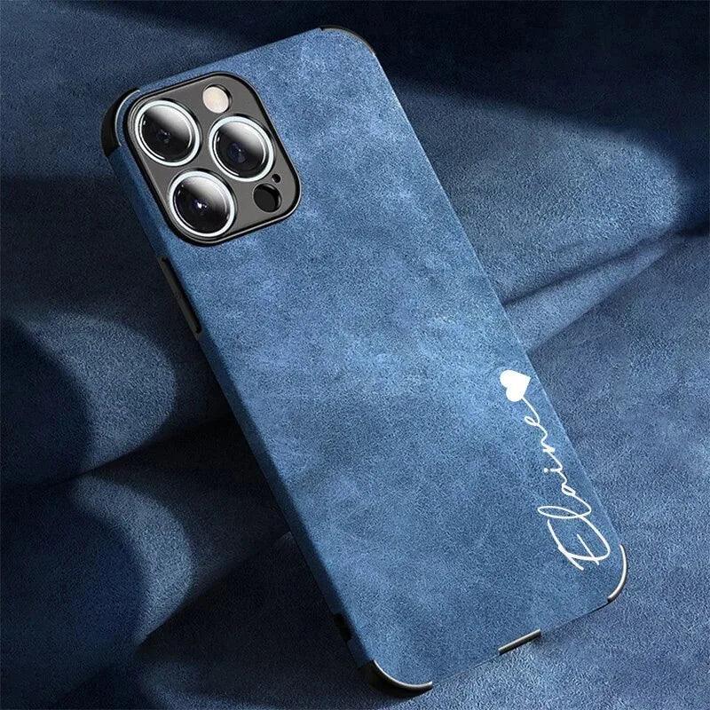 Personalised lamskin iPhone Case - Vélanoworld