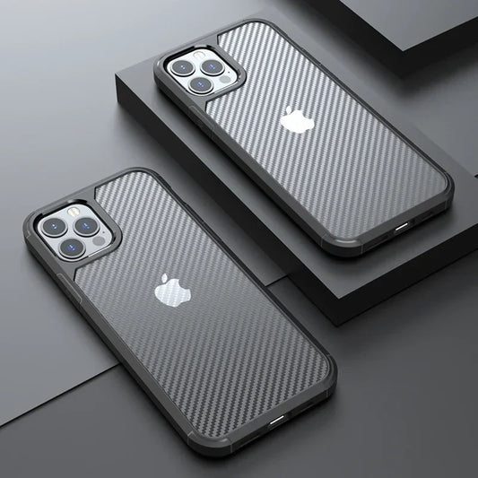 Luxury Carbon Fibre Shockproof iPhone Case - Vélanoworld