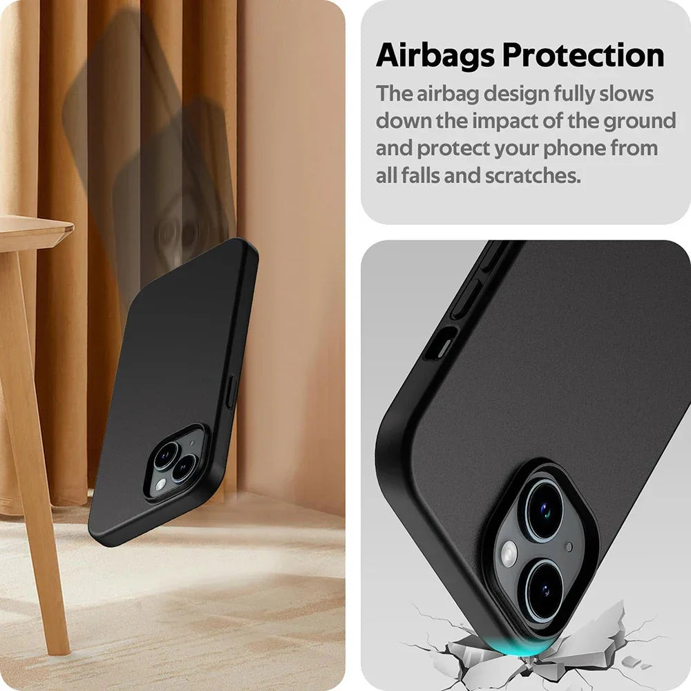 Ultra Thin Matte Silicone Soft TPU iPhone Case - Vélanoworld