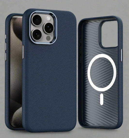 MagSafe Leather iPhone Case - Vélanoworld
