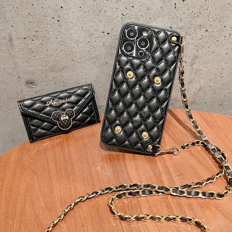 Luxury Leather iPhone Case with Wallet - Vélanoworld