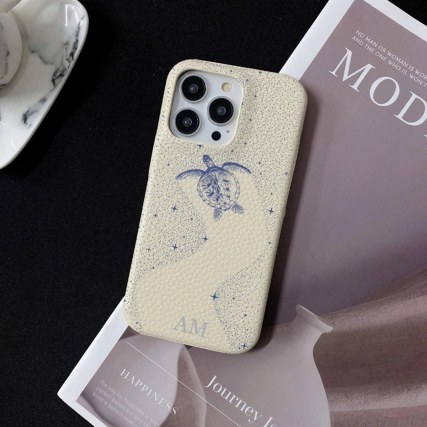Personalised Leather iPhone Case - Vélanoworld