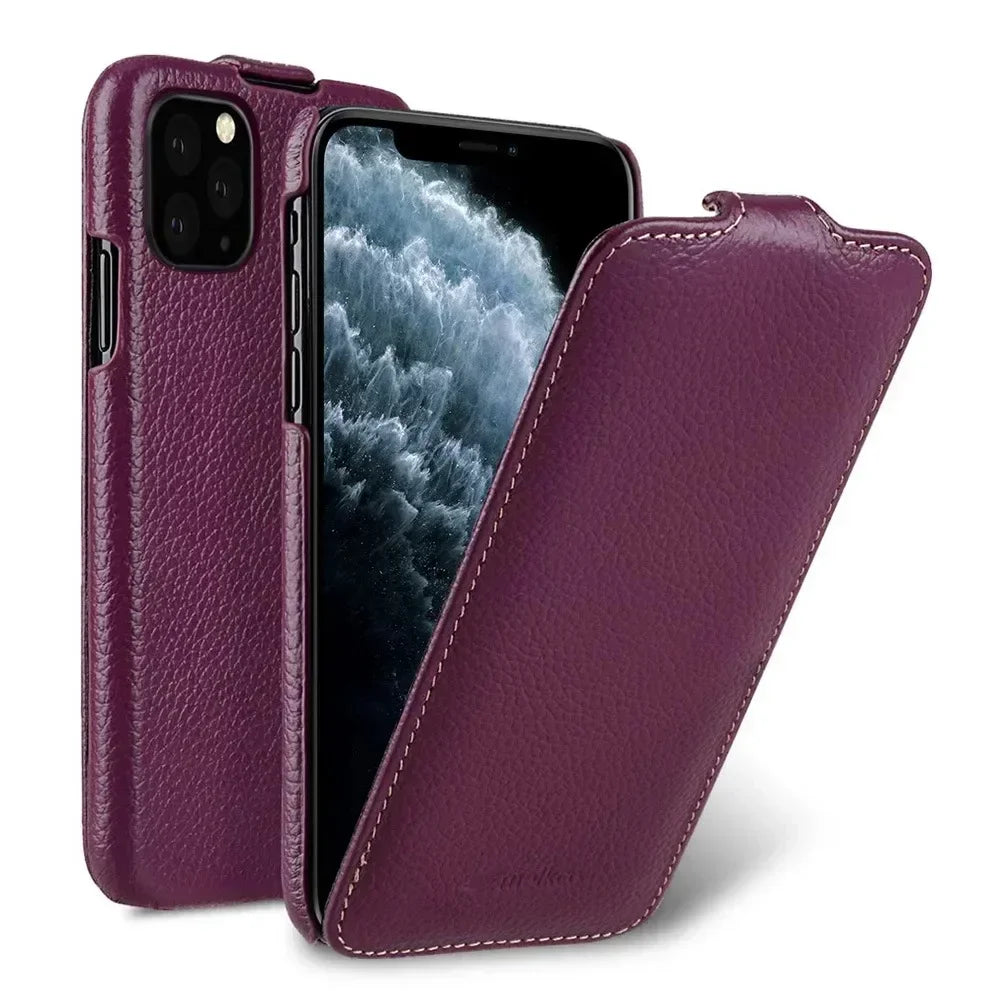 Genuine Leather Flip Case - Vélanoworld