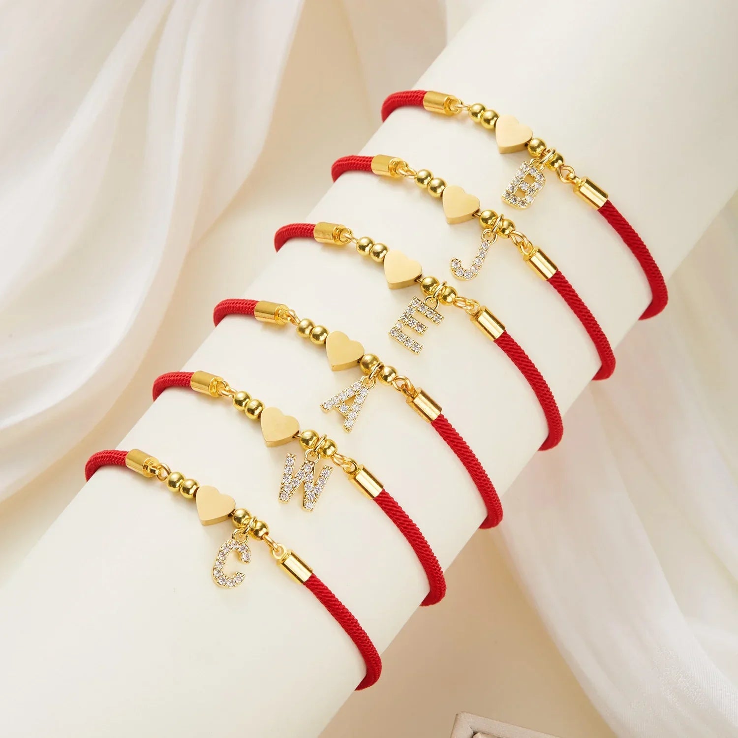 Heart Initial Letter Bracelet for Women - Vélanoworld