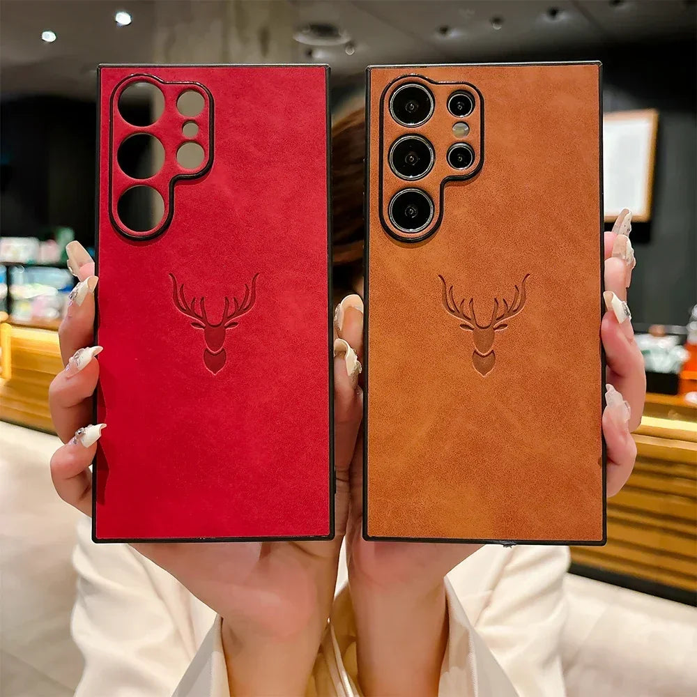 Luxury Leather Samsung Galaxy Case - Vélanoworld