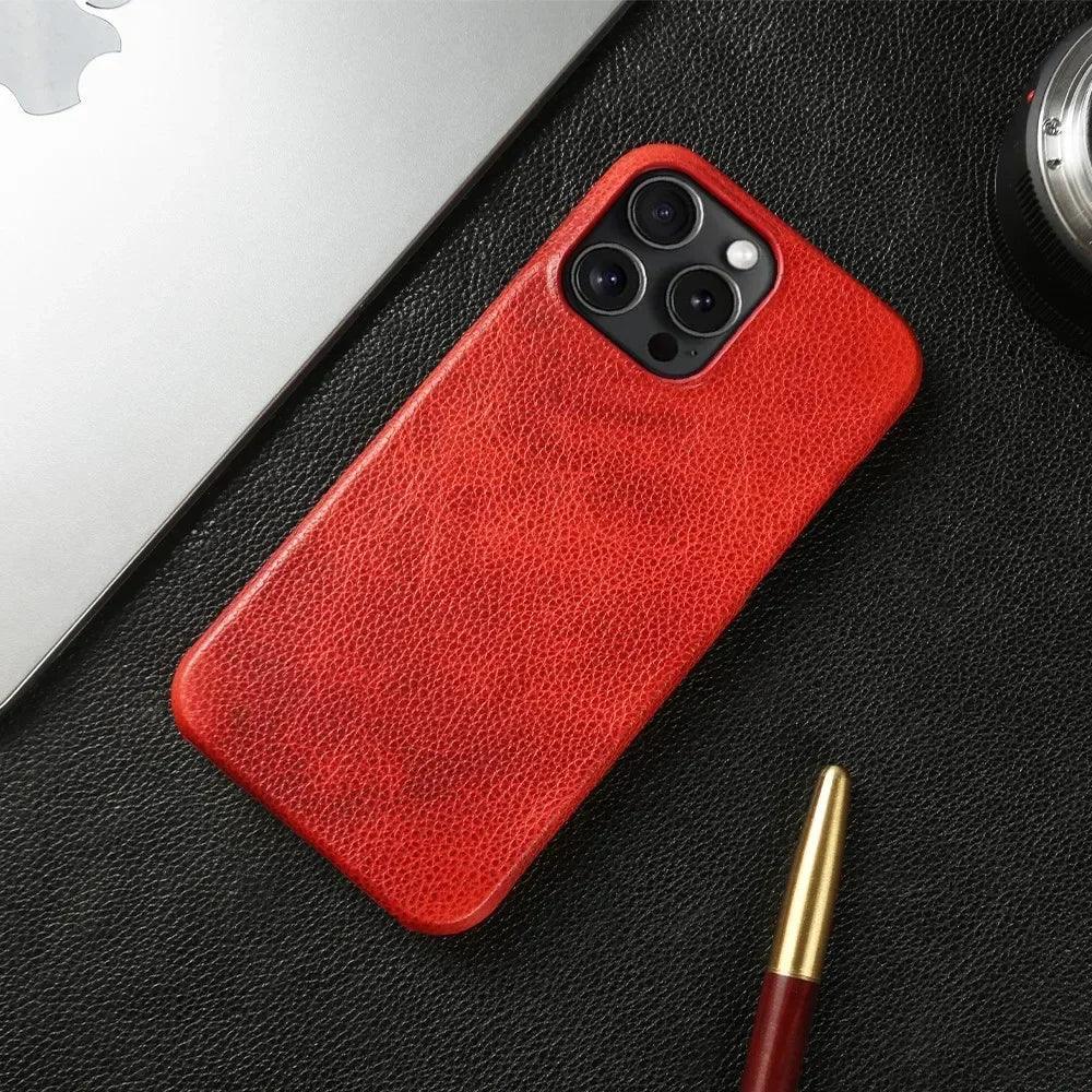 Genuine Leather iPhone Case - Vélanoworld