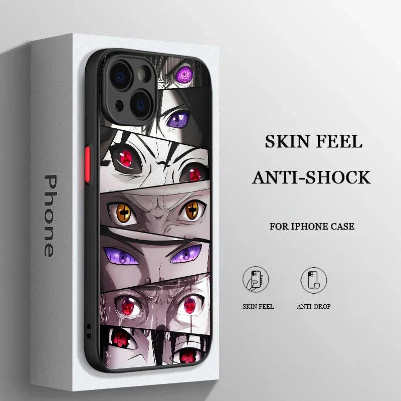 Naruto - Frosted Matte Black Phone Case - Vélanoworld