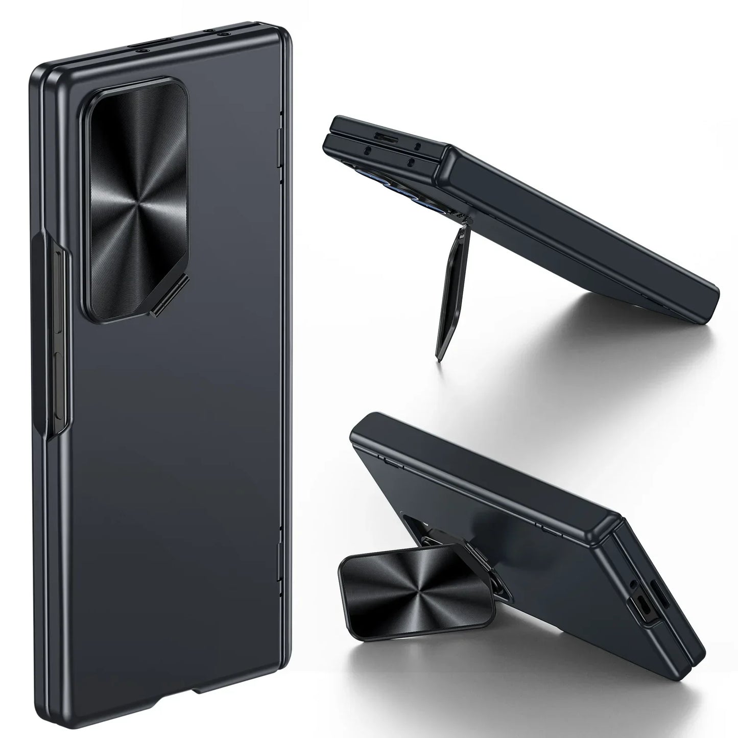 Galaxy Z Flip 6 Case – Slim Hinge Protection with Kickstand & Screen Protector - Vélanoworld