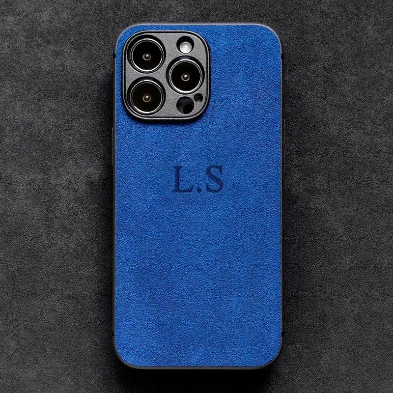 Personalised Suede iPhone Case - Vélanoworld