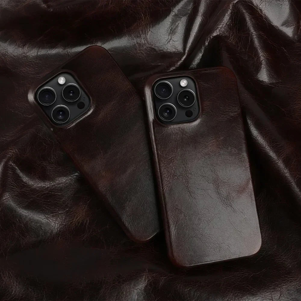 Genuine Leather iPhone Case - Vélanoworld