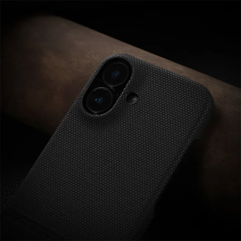 Luxury Linen Leather iPhone Case - Vélanoworld