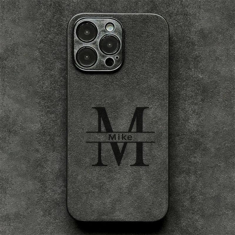 Personalised Sheepskin Leather iPhone Case - Vélanoworld