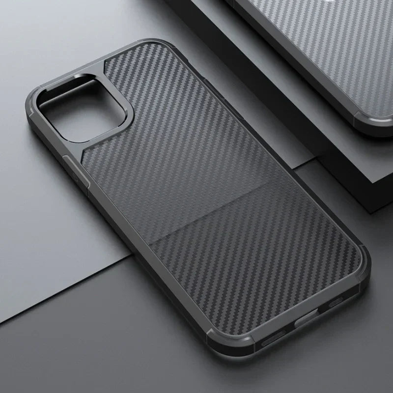 Luxury Carbon Fibre Shockproof iPhone Case - Vélanoworld