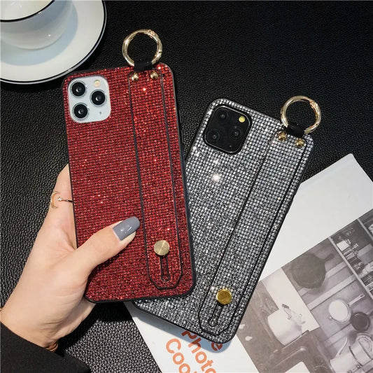 Glitter Phone Case with Ring Holder - Vélanoworld