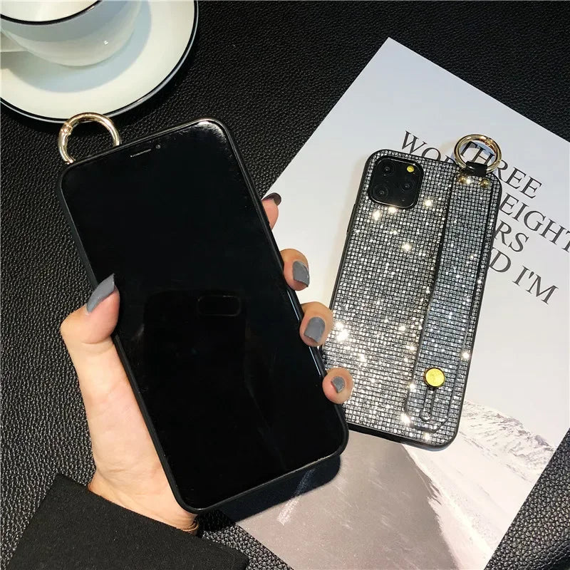 Glitter Phone Case with Ring Holder - Vélanoworld