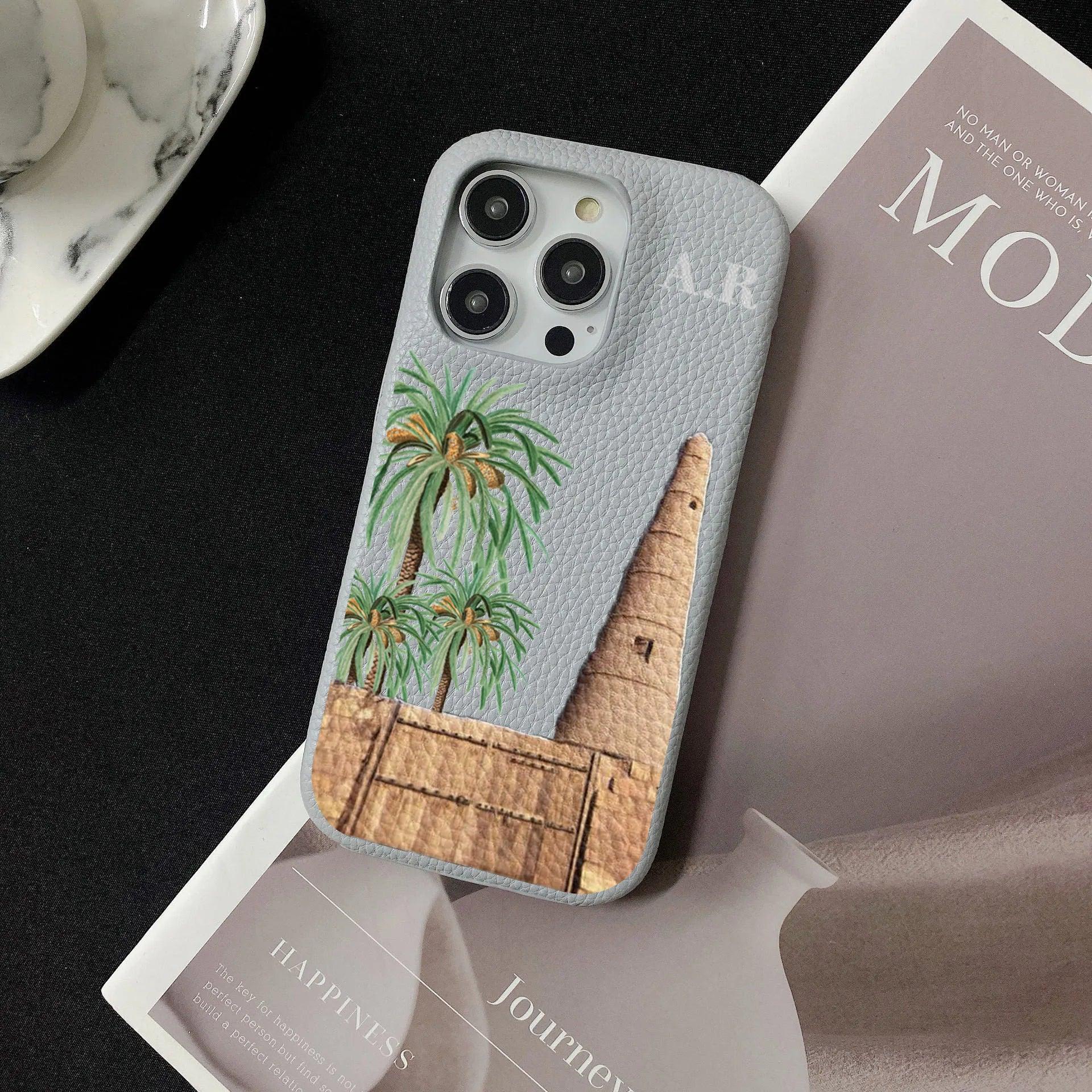 Personalised Initial Leather Case - Vélanoworld