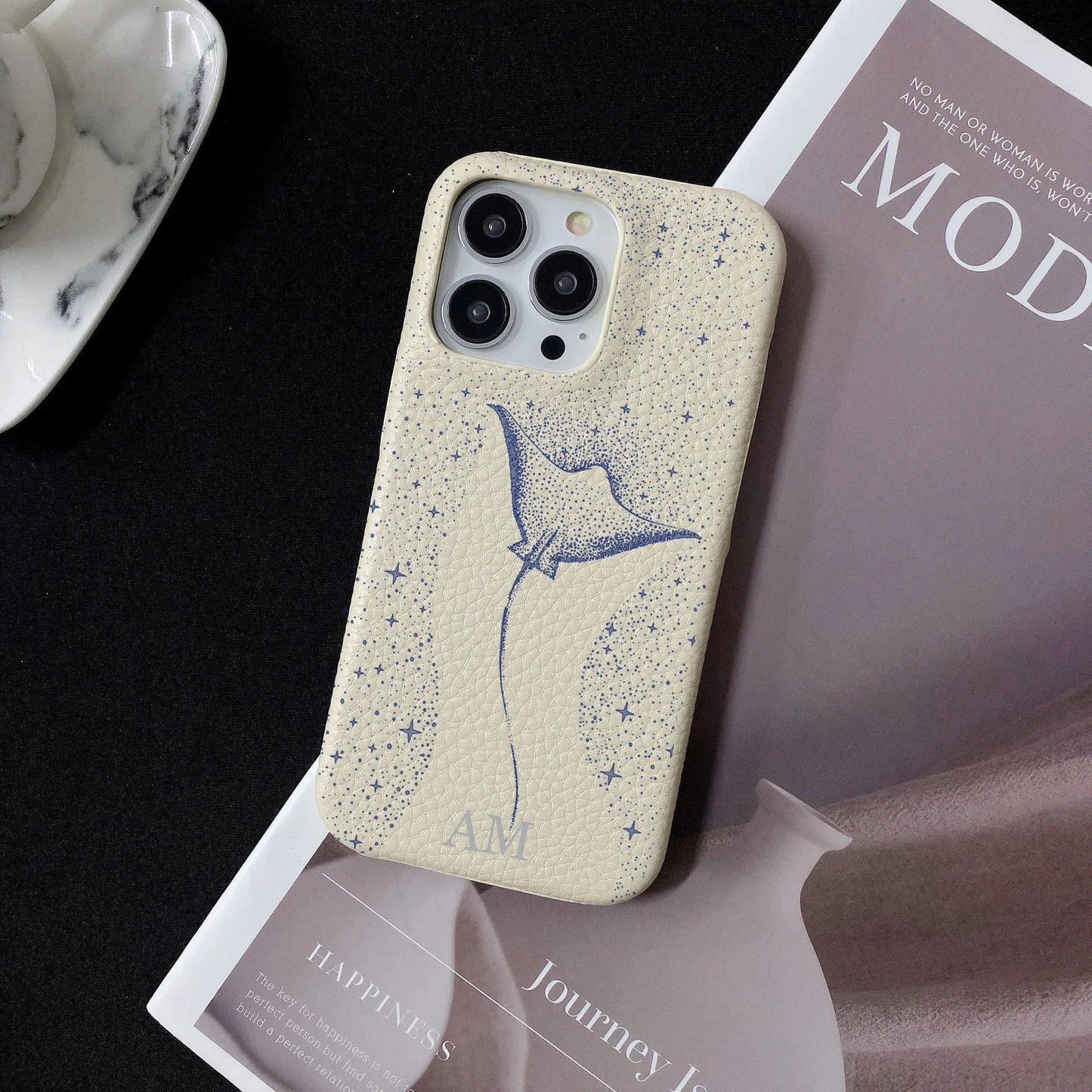 Personalised Leather iPhone Case - Vélanoworld