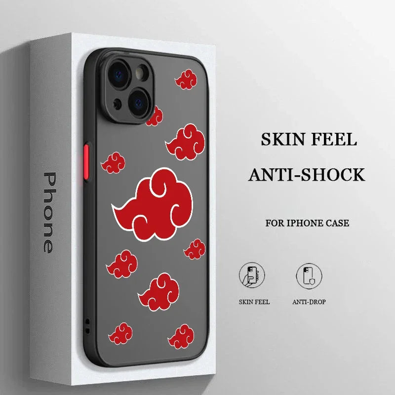 Naruto - Frosted Matte Black Phone Case - Vélanoworld