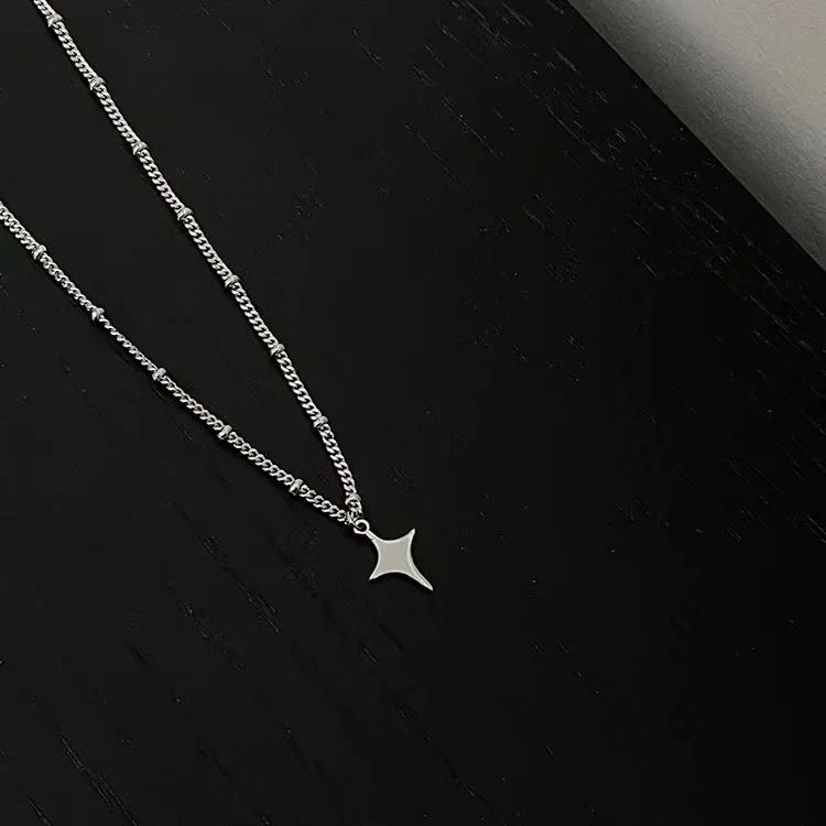 Stainless Steel Star Pendant Necklace - Vélanoworld