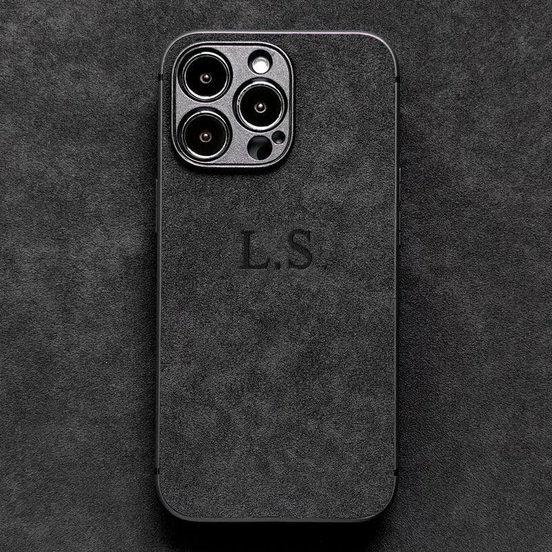 Personalised Suede iPhone Case - Vélanoworld