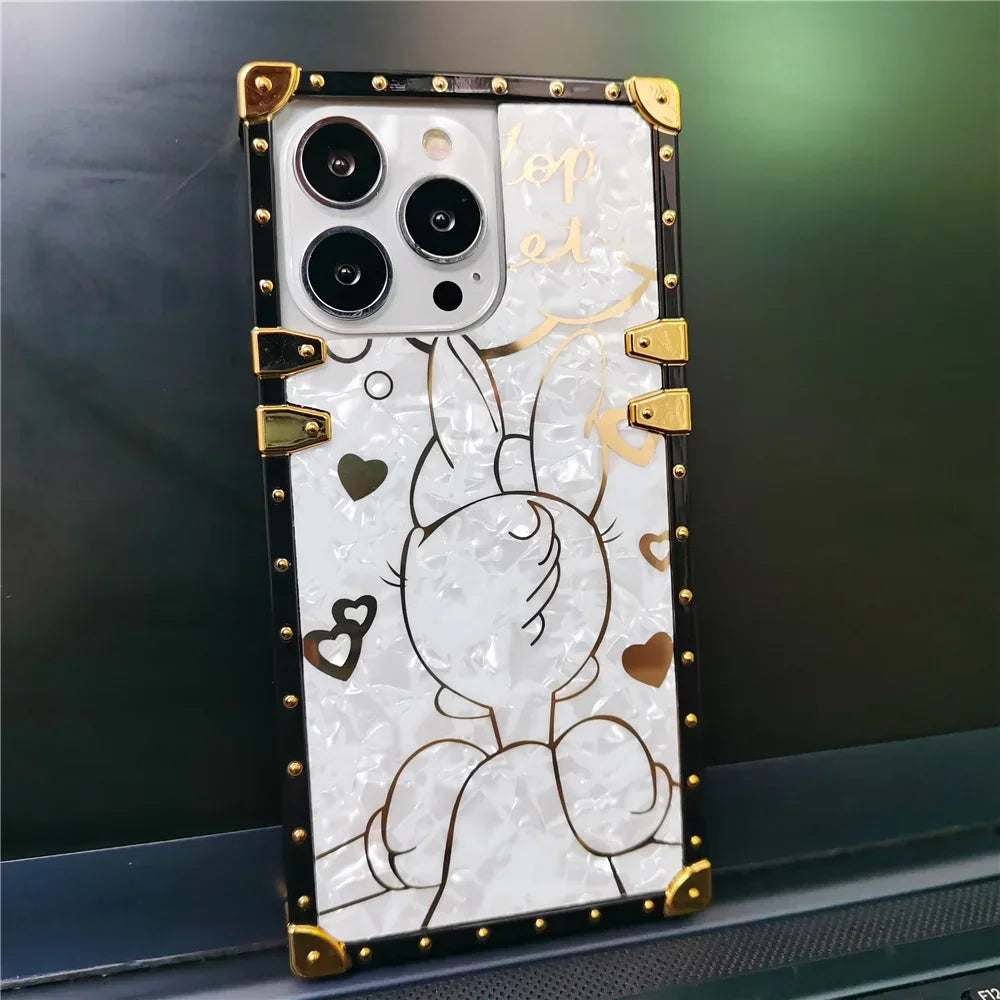 Gold Plating Duck Mouse Bling iPhone Case - Vélanoworld