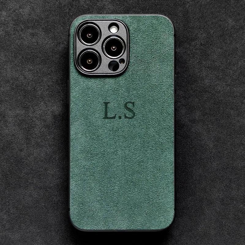Personalised Suede iPhone Case - Vélanoworld