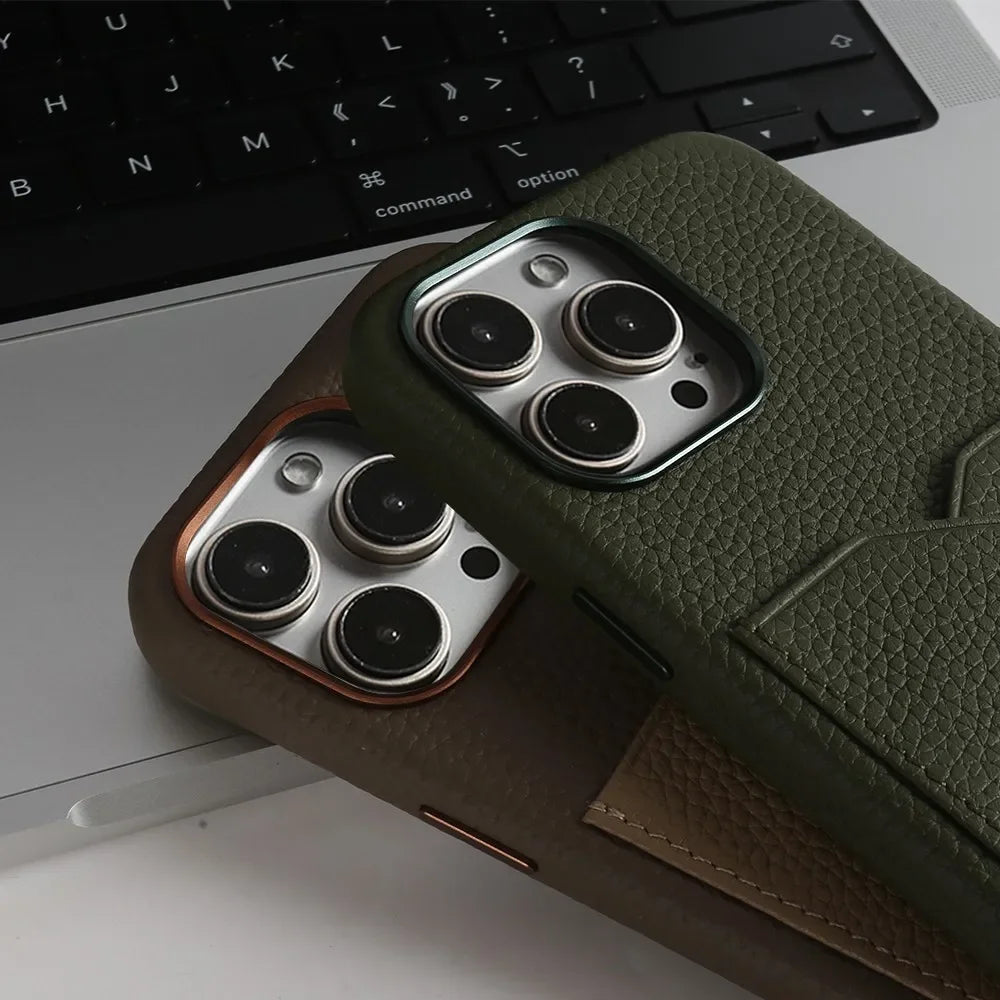 Genuine Leather iPhone Case - Vélanoworld