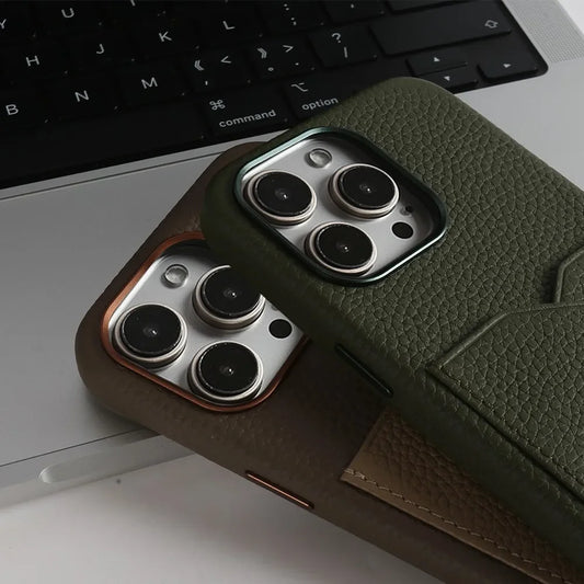 Genuine Leather iPhone Case - Vélanoworld