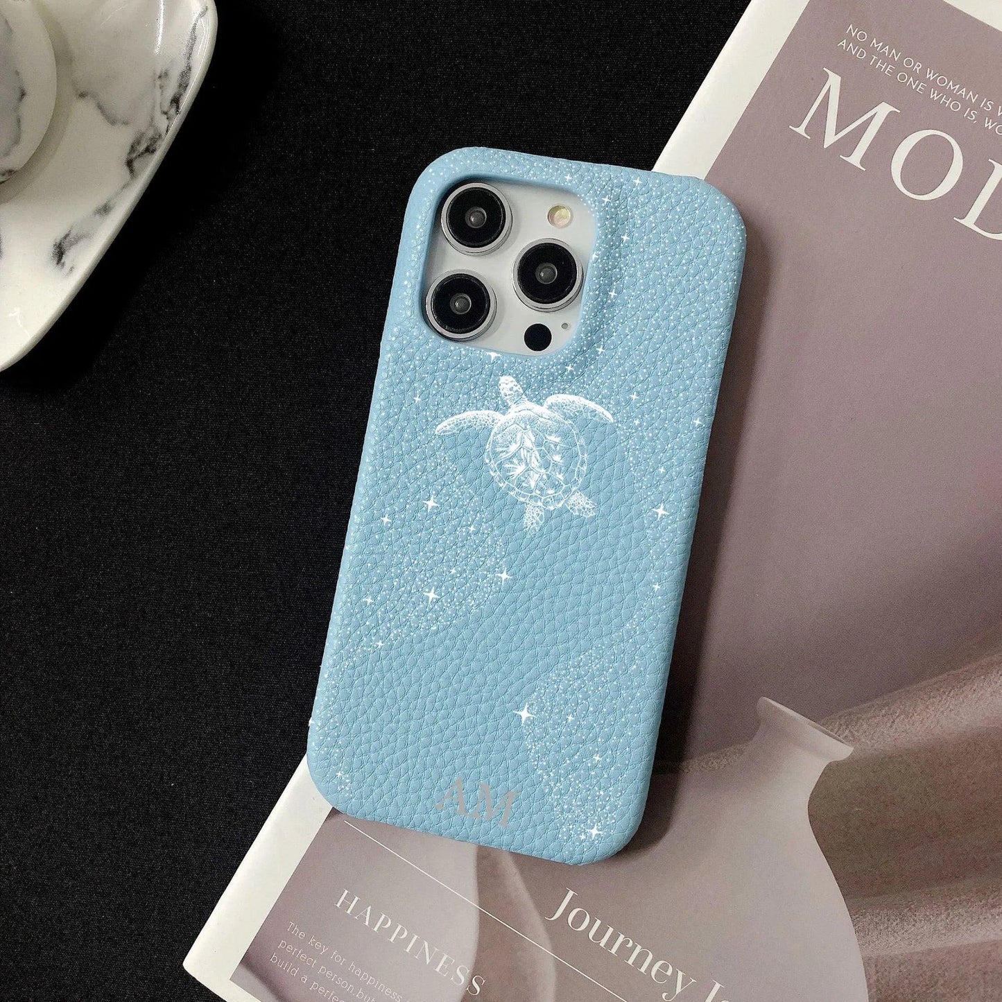 Personalised Leather iPhone Case - Vélanoworld