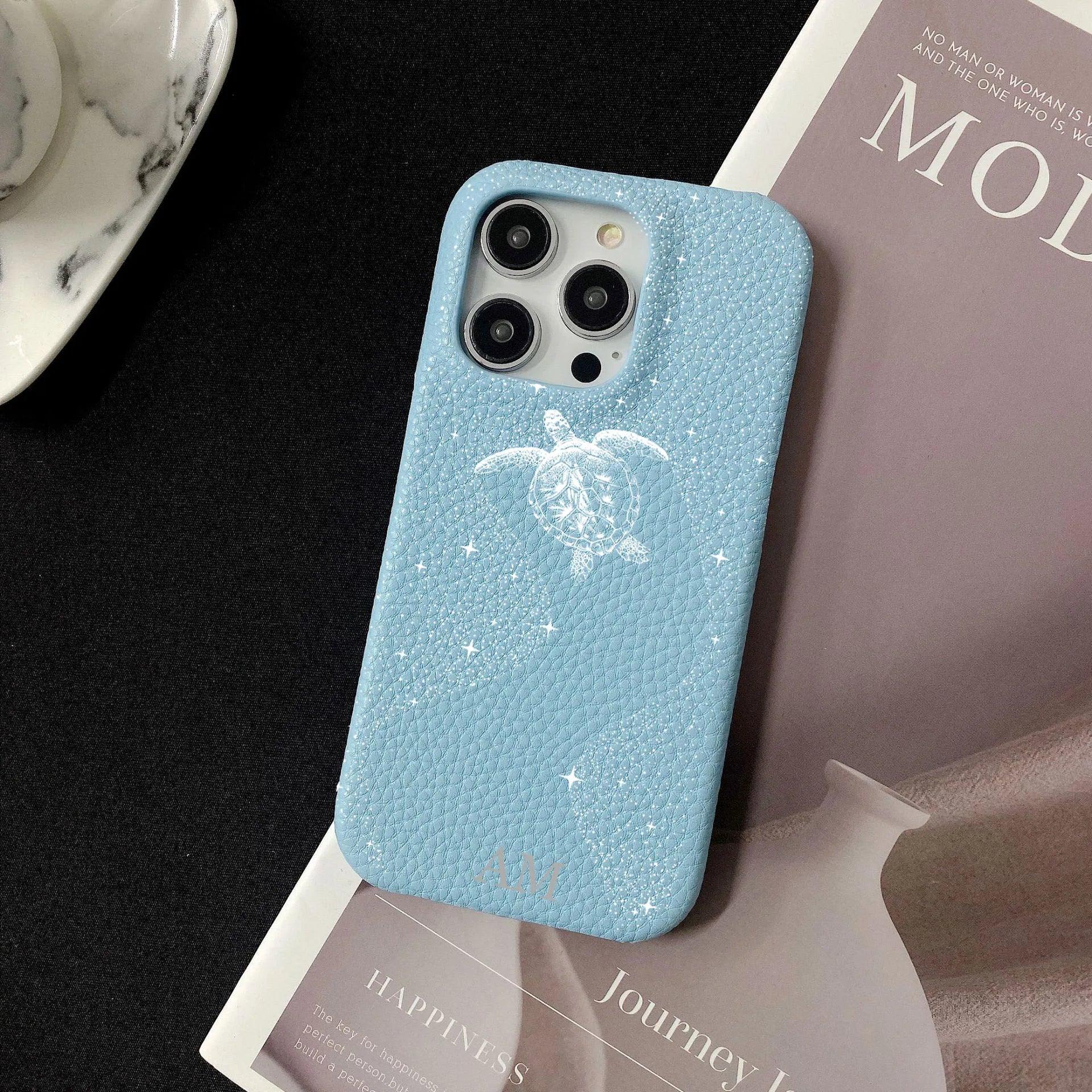 Personalised Leather iPhone Case - Vélanoworld