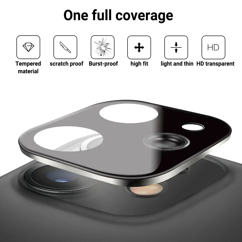 Metal Camera Lens Glass Protector for iPhone - Vélanoworld
