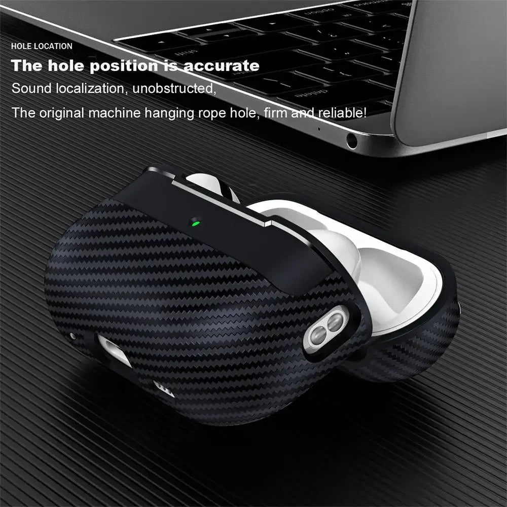 Carbon Fibre Earphone Case for AirPods - Vélanoworld
