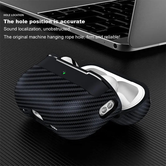 Carbon Fibre Earphone Case for AirPods - Vélanoworld