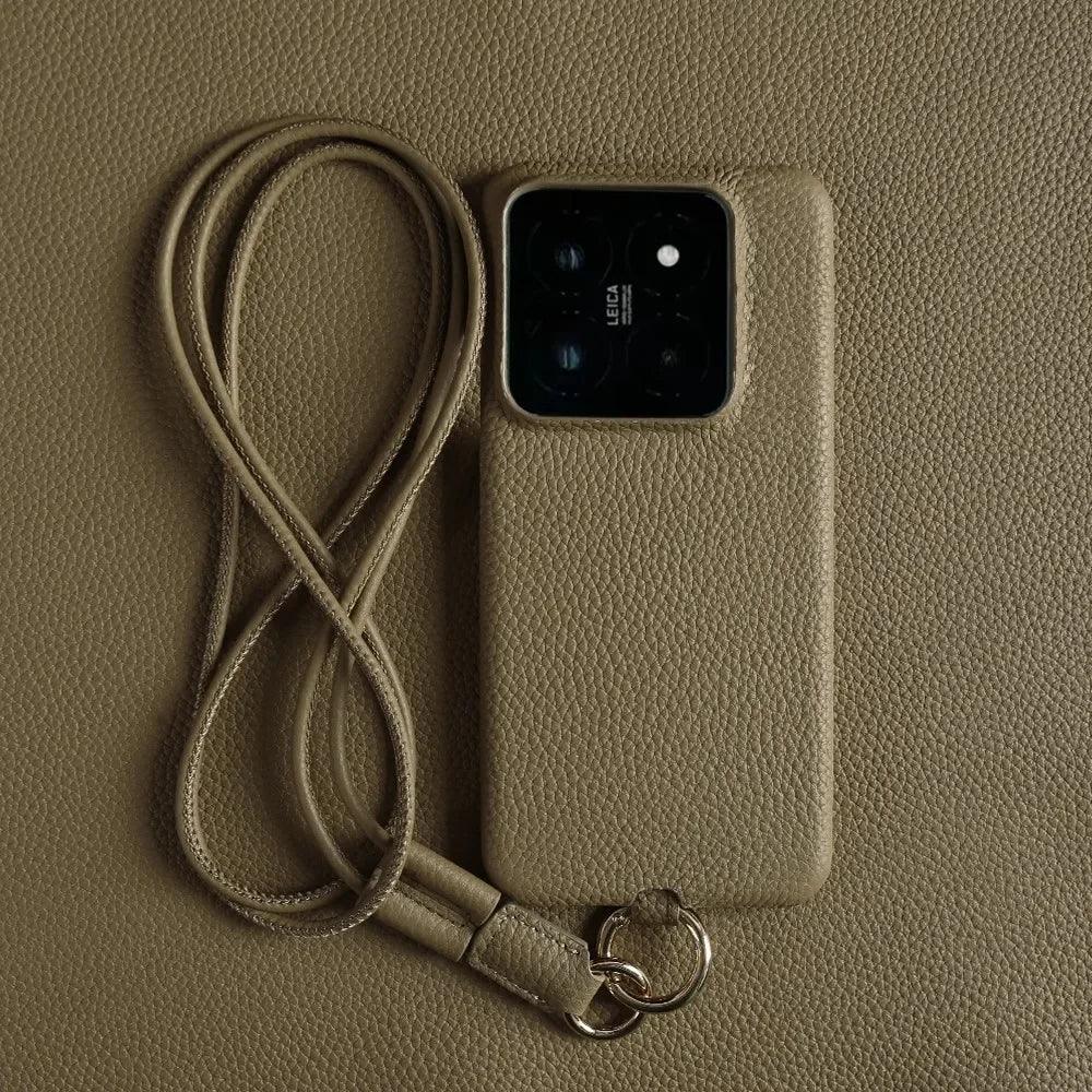 Leather Crossbody iPhone Case - Vélanoworld