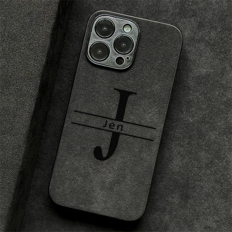 Personalised Sheepskin Leather iPhone Case - Vélanoworld
