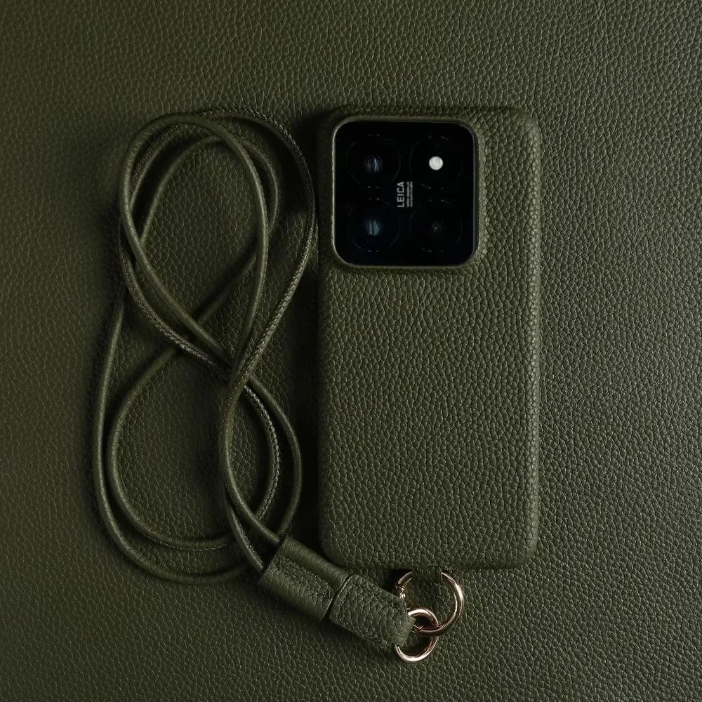 Leather Crossbody iPhone Case - Vélanoworld