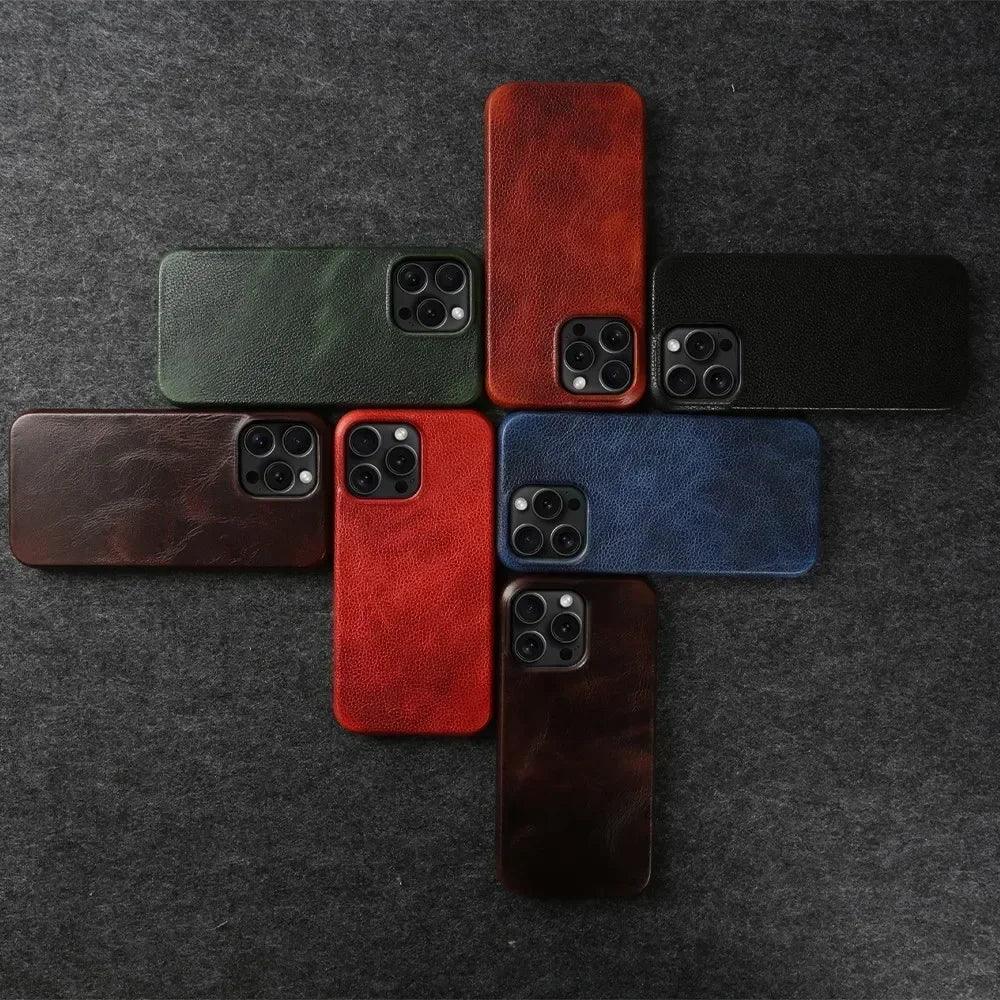 Genuine Leather iPhone Case - Vélanoworld