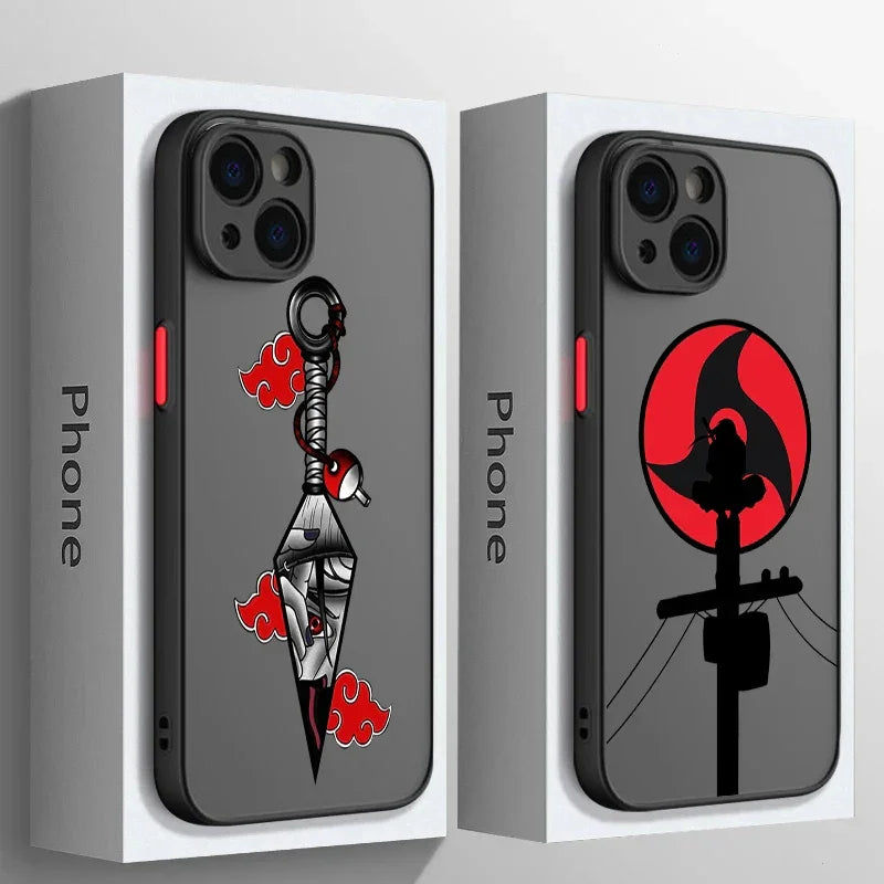 Naruto - Frosted Matte Black Phone Case - Vélanoworld