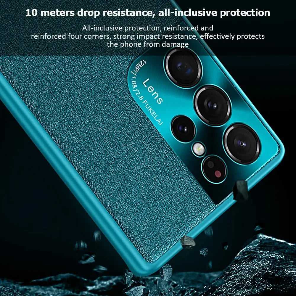 Premium Leather Samsung Galaxy Case - Vélanoworld