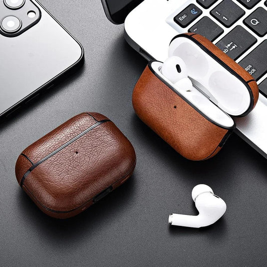 Leather Business AirPods Case - Vélanoworld